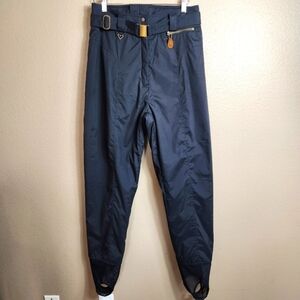 Obermeyer Womens Vintage Black Stilleto-SC Stirrup Insulated Snow Pants-Size 12